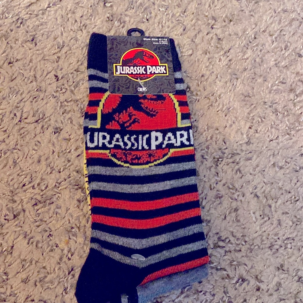 Mens Jurassic World Socks